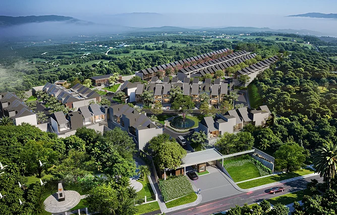 Edenhaus aerial view
